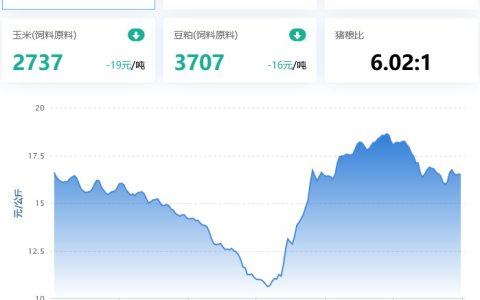 2021.12.31，猪价走势。