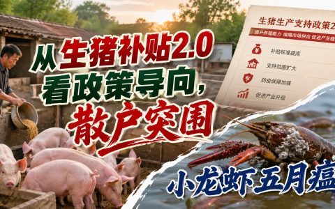 【补贴】从生猪补贴2.0看政策导向，散户如何突围？