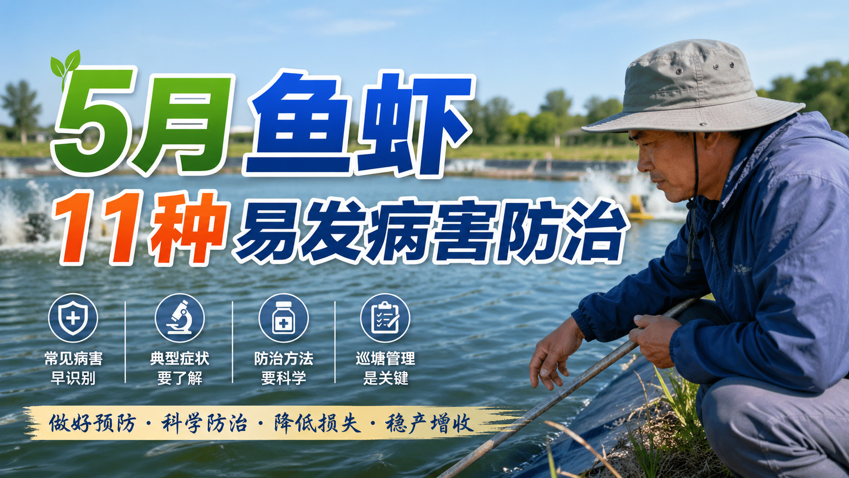 5月鱼虾11种易发病害防治